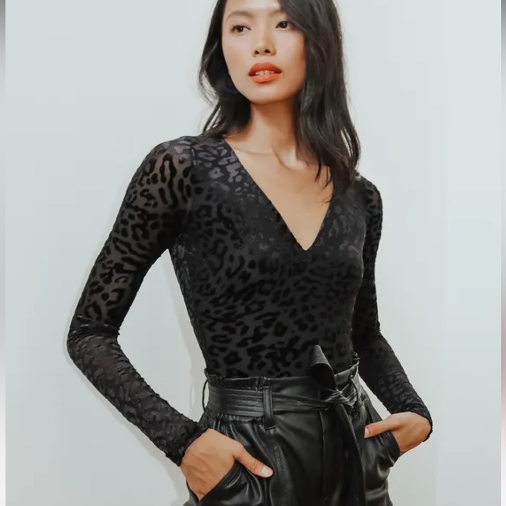 Lulus cheetah print bodysuit